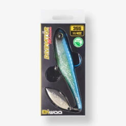 LEURRE SOUPLE BROCHET DIVINATOR 35 GR COLORIS EXCLUSIF BLEU CAPERLAN -Pêche Soldes Boutique leurre souple brochet divinator 35 gr coloris exclusif bleu caperlan 2