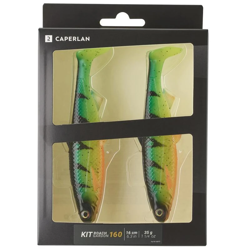 LEURRE SOUPLE SHAD ROACH 160 FIRETIGER 4 LEURRE SOUPLE SHAD ROACH 160 FIRETIGER – Image 2