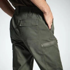 PANTALON CARGO RESISTANT STEPPE 300 VERT -Pêche Soldes Boutique pantalon cargo resistant steppe 300 vert 4