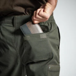 PANTALON CARGO RESISTANT STEPPE 300 VERT -Pêche Soldes Boutique pantalon cargo resistant steppe 300 vert 6