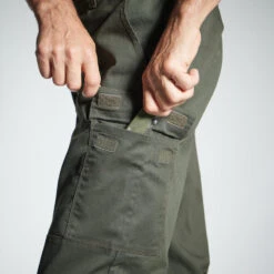 PANTALON CARGO RESISTANT STEPPE 300 VERT -Pêche Soldes Boutique pantalon cargo resistant steppe 300 vert 7