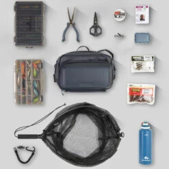 Sac à Bandoulière / Ceinture De Pêche 500 12L -Pêche Soldes Boutique sac a bandouliere ceinture de peche 500 12l 2