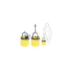 Seau Souple & Pliable 15L Jaune Zulupack -Pêche Soldes Boutique seau souple and pliable 15l jaune zulupack 2