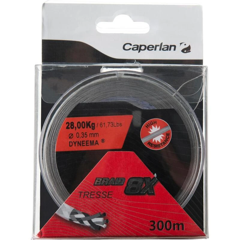 TRESSE PECHE AUX LEURRE TX8 GRISE 300M 35/100 5 TRESSE PECHE AUX LEURRE TX8 GRISE 300M 35/100 – Image 3