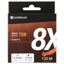 TRESSE PECHE AUX LEURRES TX8 ORANGE 130M 7 TRESSE PECHE AUX LEURRES TX8 ORANGE 130M -Pêche Soldes Boutique tresse peche aux leurres tx8 orange 130m 2