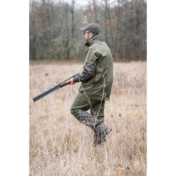 VESTE CHASSE Imperméable VERTE 500 15 VESTE CHASSE Imperméable VERTE 500 -Pêche Soldes Boutique veste chasse impermeable verte 500 3