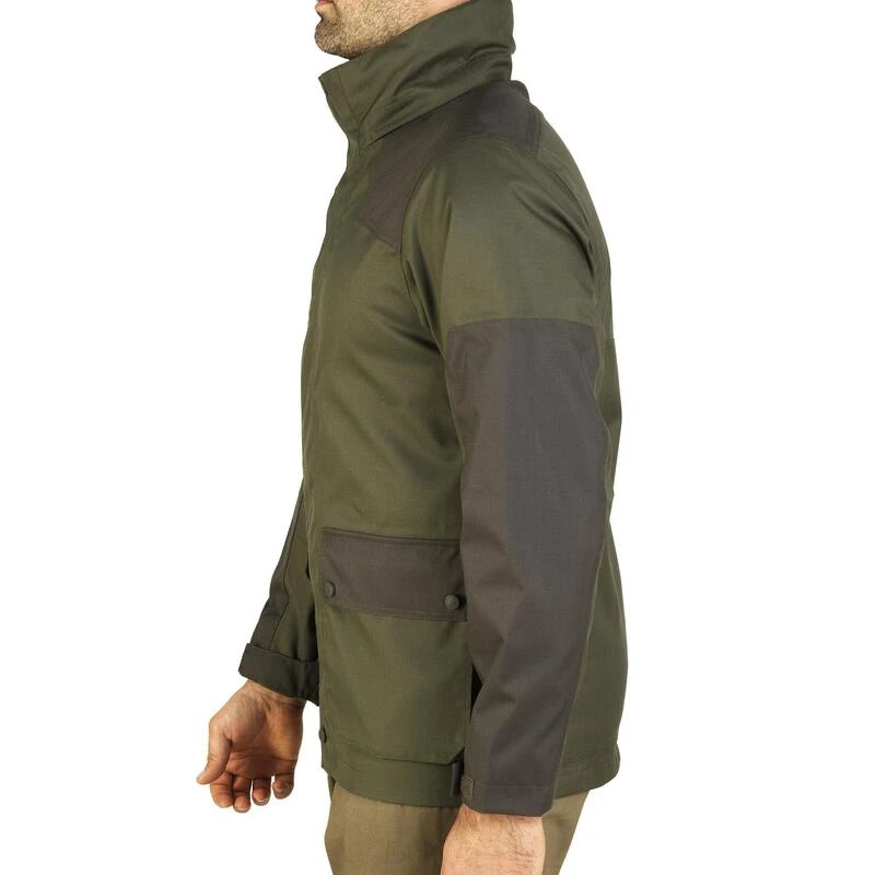 VESTE CHASSE Imperméable VERTE 500 8 VESTE CHASSE Imperméable VERTE 500 – Image 6